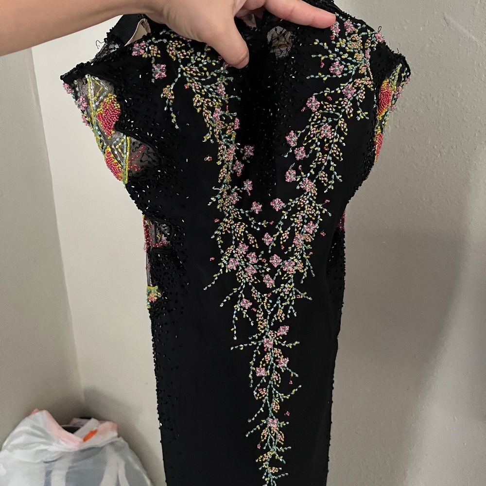 Tube Top Sequenced Dress